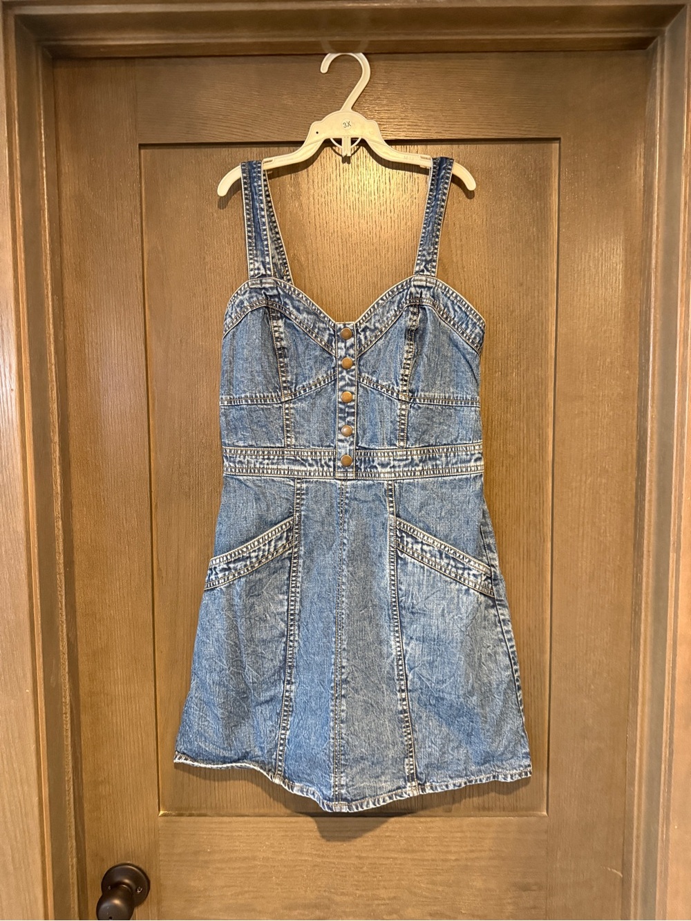 Lonestar Denim dress with pockets cowgirl